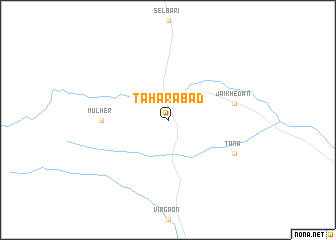 map of Taharābād