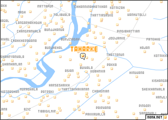 map of Tāharke