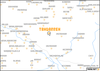 map of Tah Darreh