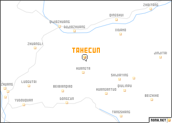 map of Tahecun