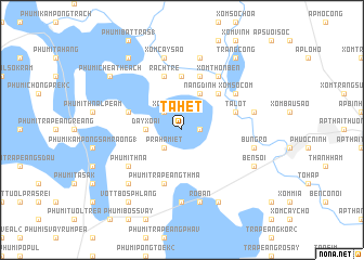 map of Tà Hét