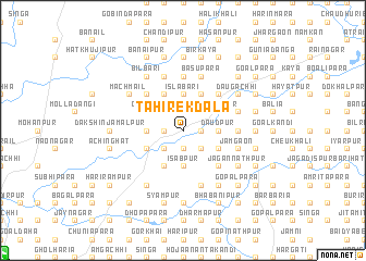 map of Tāhir Ekdāla