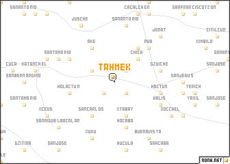 map of Tahmek