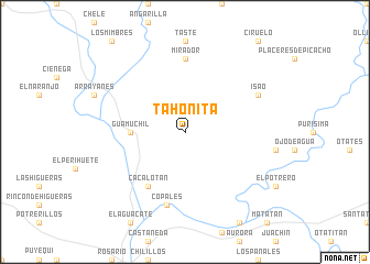 map of Tahonita
