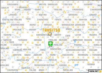 map of Ta-hsi-ts\