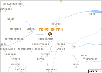 map of Tah Sūkhteh