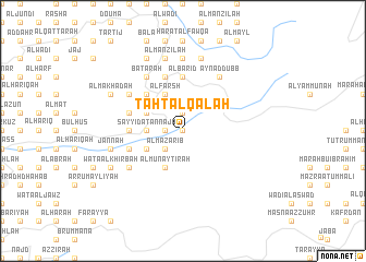 map of Taḩt al Qal‘ah