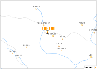 map of Tahtūn