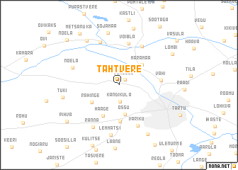 map of Tähtvere
