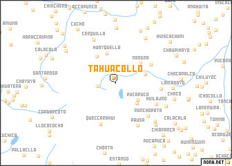 map of Tahuacollo