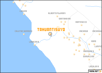 map of Tahuantisuyo