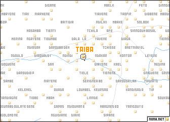 map of Taïba