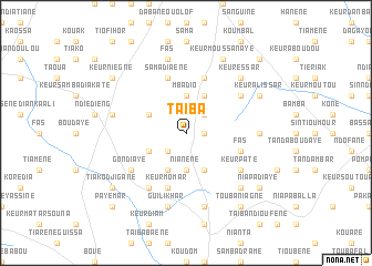 map of Taïba