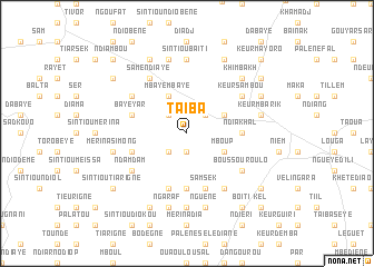 map of Taïba