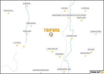 map of Taifang