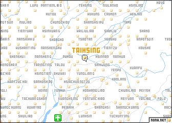 map of Tai-hsing