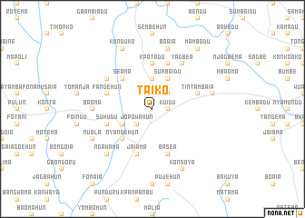 map of Taiko