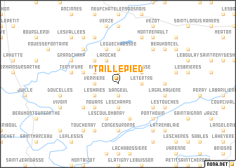 map of Taillepied