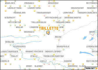 map of Taillette