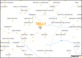 map of Tailly