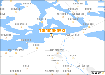 map of Tainionkoski