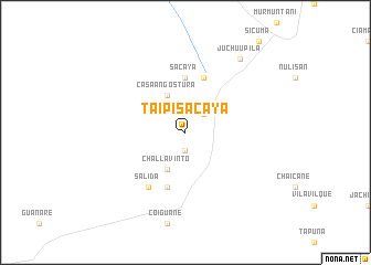 map of Taipisacaya