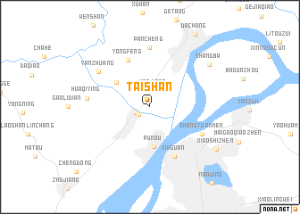 map of Taishan