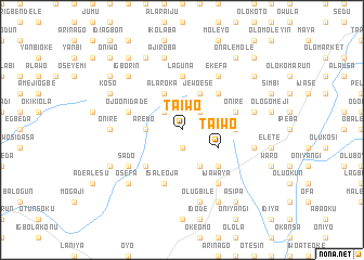 map of Taiwo