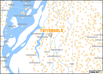 map of Taiyabwāla