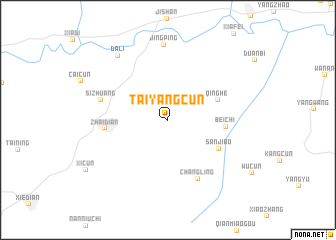 map of Taiyangcun