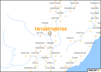 map of T\