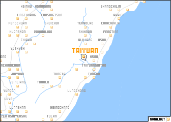 map of T\