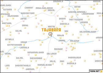 map of Tājābāra