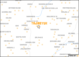 map of Tājībeyūk