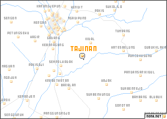 map of Tajinan