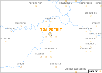 map of Tajiráchic