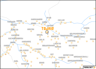 map of Tāj Mīr