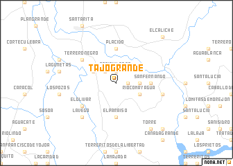 map of Tajo Grande