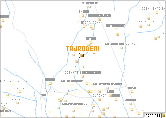 map of Tāj Rodeni