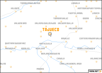 map of Tajueco