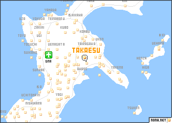 map of Takaesu