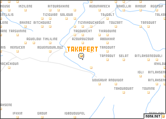 map of Takafert
