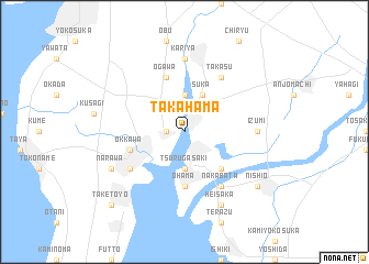 map of Takahama