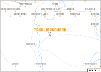 map of Takalibakourou