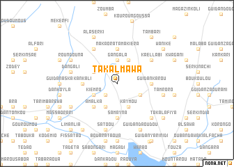 map of Takalmawa