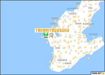 map of Takamiyagusuku