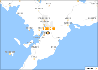 map of Takami