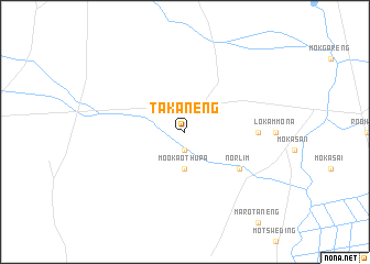 map of Takaneng