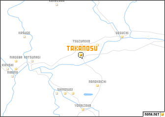 map of Takanosu