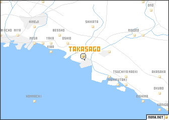 map of Takasago